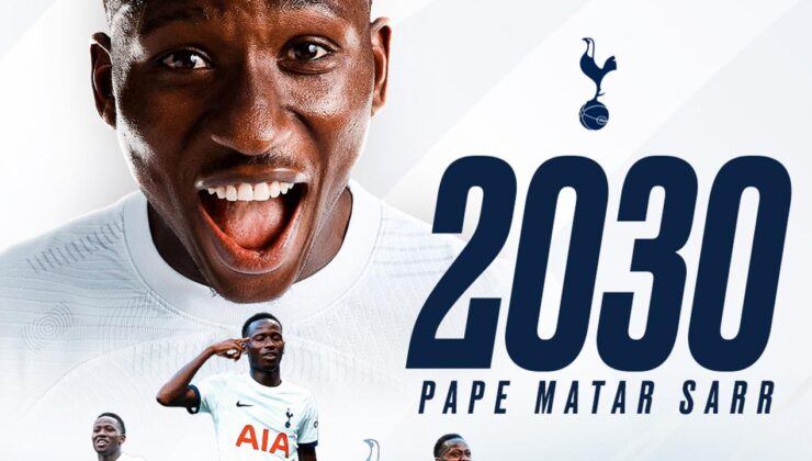 Tottenham Sarr’ın sözleşmesini uzattı – Son Dakika Haberleri