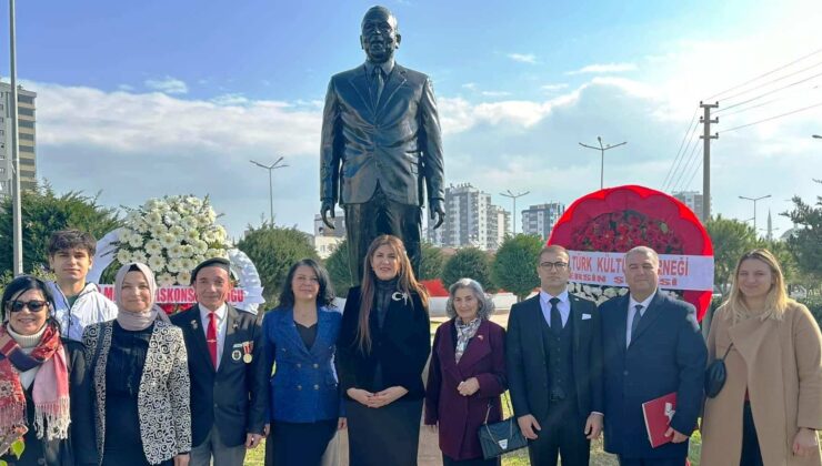 Dr. Küçük ve  Kurucu Cumhurbaşkanı Rauf Raif Denktaş için Mersin’de anma töreni düzenlendi