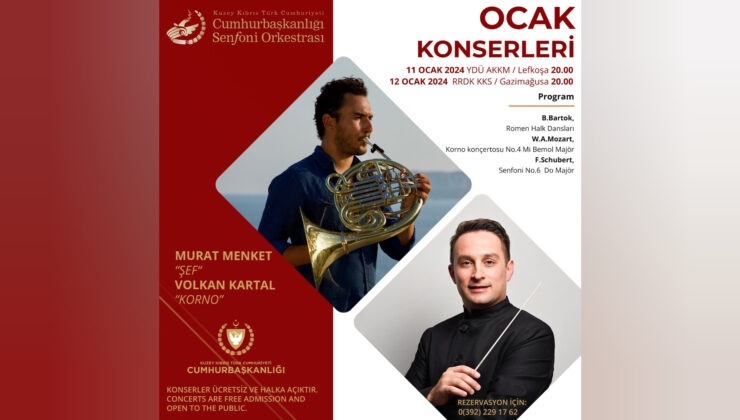 KKTC CSO’dan Ocak Konserleri