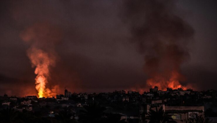 İsrail, Gazze’yi gece boyunca bombaladı