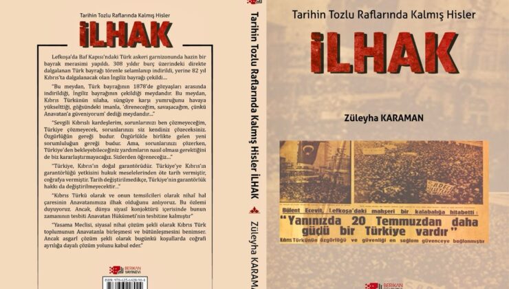 Gazeteci Züleyha Karaman’ın “İlhak” kitabı satışa çıktı