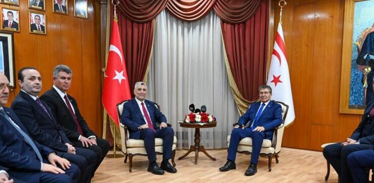 Başbakan Üstel, Türkiye Ticaret Bakanı Bolat’ı kabul etti