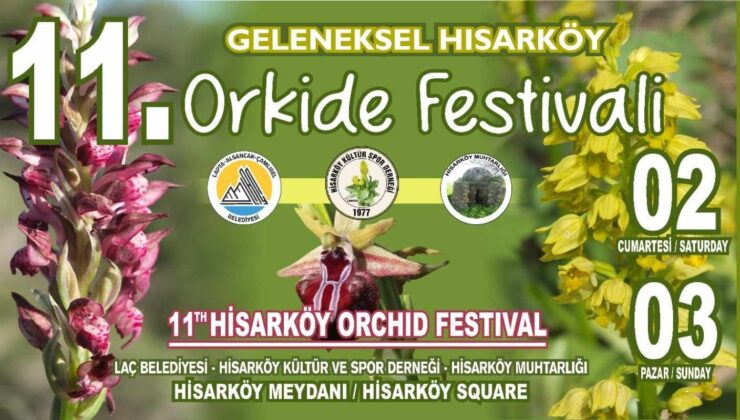 Hisarköy Orkide Festivali hafta sonu yapılacak