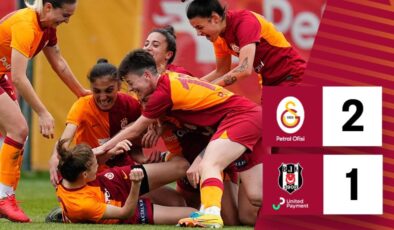 Kadın Futbol Süper Ligi derbiyi kazanan Galatasaray