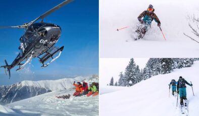 Kaçkar Dağları’nda “heliski” heyecanı yaşanıyor