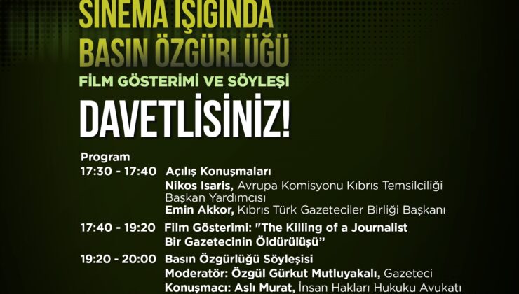 KTGB’de yarın film ve söyleşi etkinliği düzenleniyor