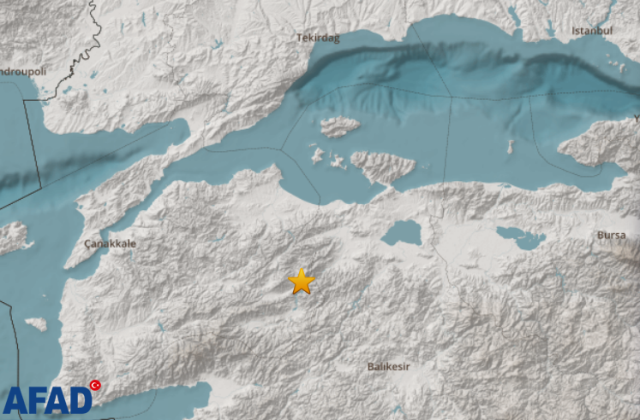 Çanakkale’de 4,9 büyüklüğünde deprem