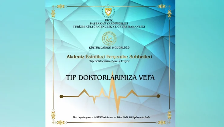 “Tıp Doktorlarımıza Vefa” başlıklı Akdeniz Esintileri Perşembe Sohbetleri 7 Mart’ta başlıyor