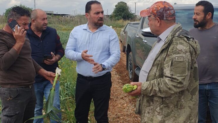 Bakan Çavuş’tan selden etkilenen üreticilere “geçmiş olsun” ziyareti