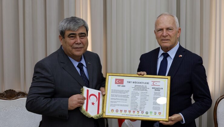 Cumhuriyet Meclisi Başkanı Töre, Emekli Tuğgeneral Ali Aydın’ı kabul etti