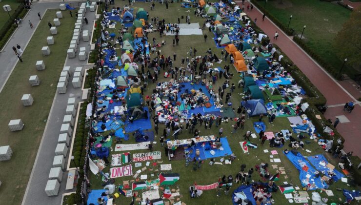 ABD’nin Columbia Üniversitesinde süren Gazze protestoları diğer okullara da yayılıyor