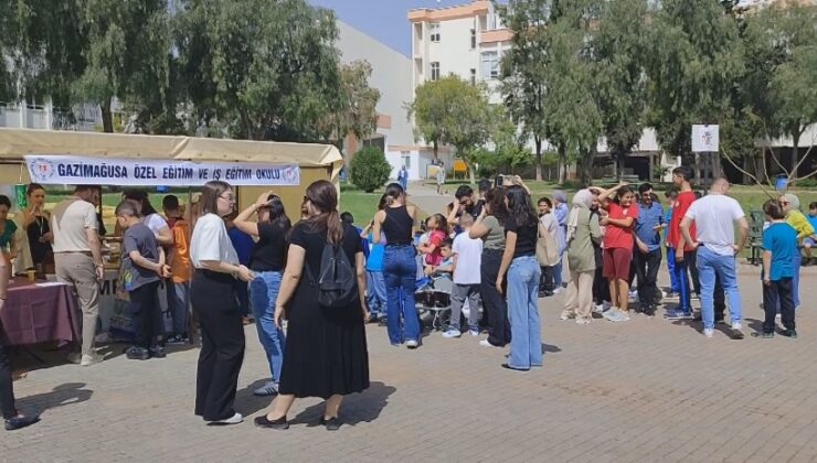 Gazimağusa Özel Eğitim ve İş Eğitim Okulu, Şampiyon Melekleri anmak ve anılarını yaşatmak için kermes düzenledi