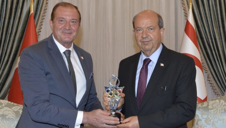 Cumhurbaşkanı Tatar,  TC Taekwondo Federasyonu Başkanı Prof. Dr. Metin Şahin’i kabul etti.