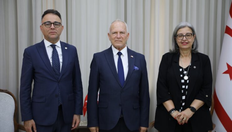 Töre, Narin Ferdi Şefik ve Bertan Özerdağ’ı kabul etti