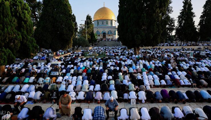 Mescid-i Aksa’da bayram namazı – Son Dakika Haberleri