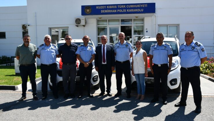 Değirmenlik Akıncılar Belediyesi’nden Demirhan Polis Karaokulu’na 2 araç