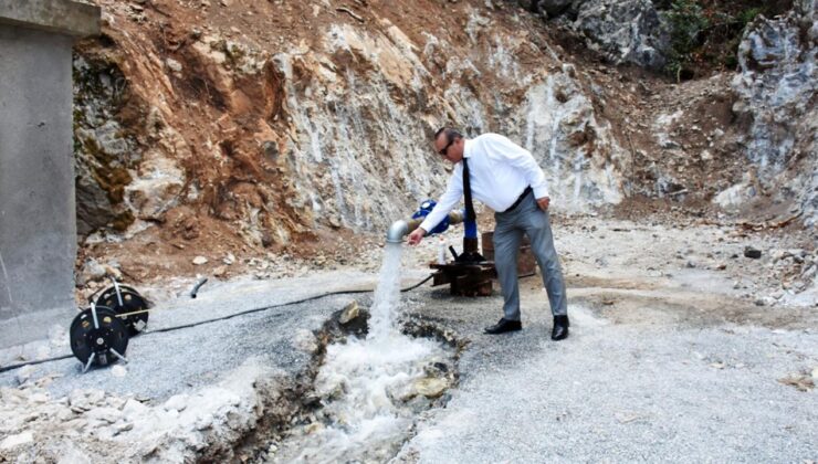 KKTC tarihinde keşfedilen en zengin su kaynağına ulaşıldı