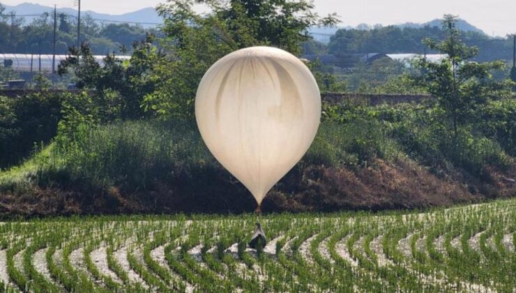 Kuzey Kore, Güney Kore’ye yaklaşık 240 çöp balonu gönderdi