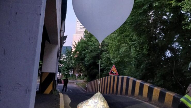 Kuzey Kore, Güney Kore’ye yine “çöp balonu” gönderdi