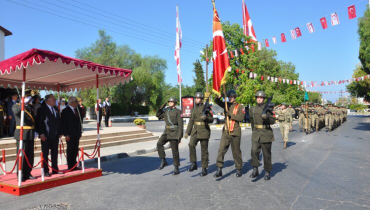 30 Ağustos Zafer Bayramı nedeniyle Güzelyurt’ta tören yapıldı…