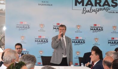 Başbakan Üstel Maraş Buluşması’nda konuştu: Biz her zaman Anavatanımız Türkiye ile el ele, kol kola bütün zorlukların önünü aşarak yolumuza devam ediyoruz