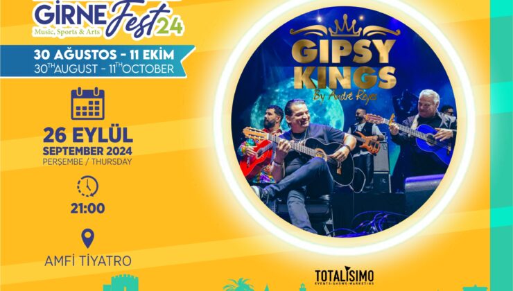 Gipsy Kings, yarın akşam Girne Amfitiyatro’da sahne alacak