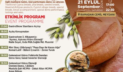 3. Gastro Show “Geleneksel Kıbrıs Ekmekleri” konsepti ile gerçekleşiyor