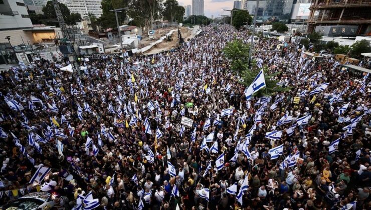 İsrail’de Netanyahu’ya Gazze ateşkesi protestosu