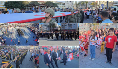 29 Ekim Girne’de  törenlerle kutlandı