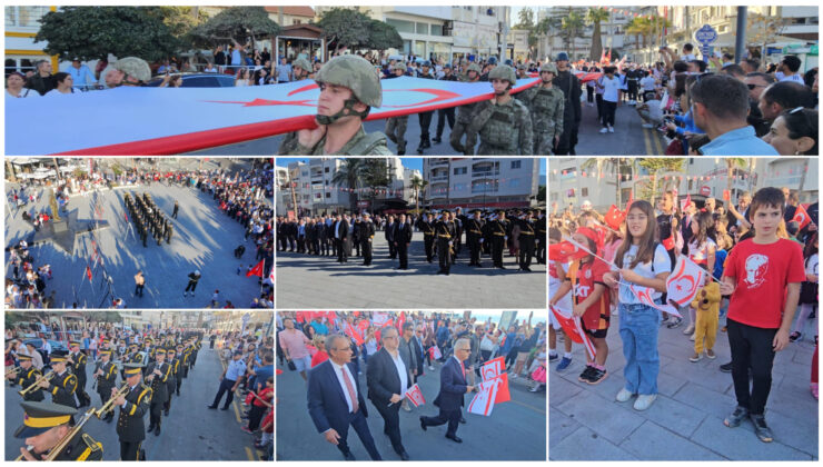 29 Ekim Girne’de  törenlerle kutlandı