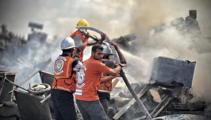 Katil İsrail’in Gazze’ye düzenlediği saldırılarda en az 11 Filistinli öldü