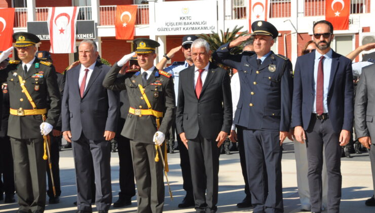 Türkiye Cumhuriyeti’nin 101. kuruluş yıldönümü Güzelyurt’ta kutlandı