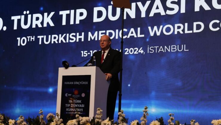 Sağlık Bakanı Dr. Dinçyürek, İstanbul’da düzenlenen 10. Türk Tıp Dünyası Kurultayı’na katıldı