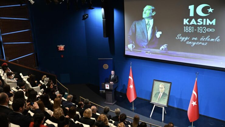 Atatürk, Türkevi’nde düzenlenen törenle anıldı