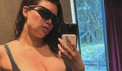 Wanda Nara söylenenleri umursamıyor! Bu sefer bikinisi küçük geldi