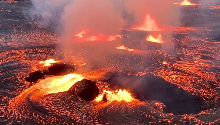 Hawaii’deki Kilauea Yanardağı faaliyete geçti