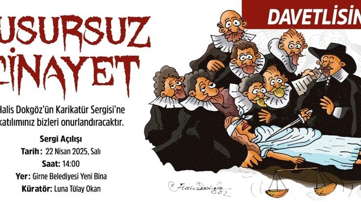 Prof. Dr. Halis Dokgöz “Kusursuz Cinayet” kitabı imza günü ve karikatür sergisi nisan ayında KKTC’de yapılacak