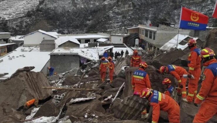 Çin’de heyelan faciası: 10 ev toprak altında kaldı, 30 kişi kayıp