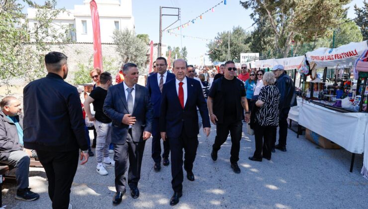 Cumhurbaşkanı Tatar, 17. Tepebaşı Lale Festivali’nin açılışına katıldı